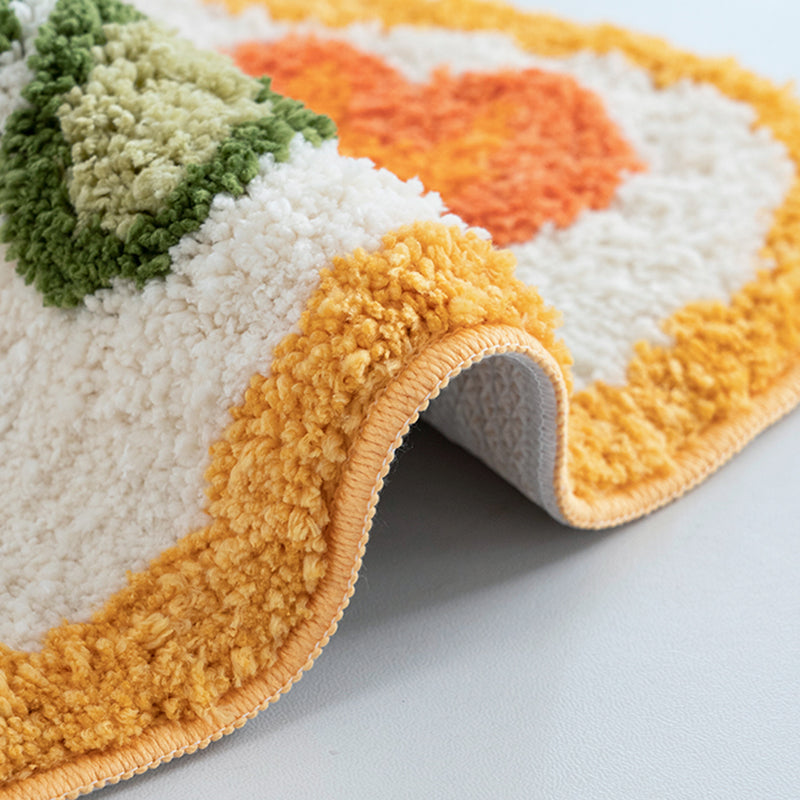 Huahua Bathroom Floor Mat Is Absorbent And Non-slip