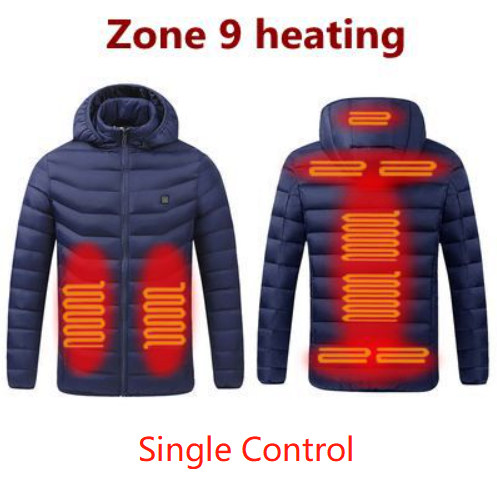 Winter Smart Heating Cotton USB Charging Heating Cotton Men's Jacket