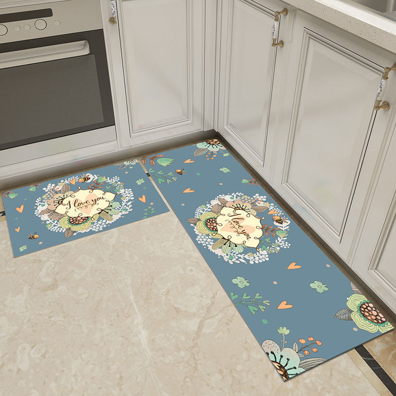 Anti-slip Absorbent Floor Mat For Kitchen And Bathroom Door