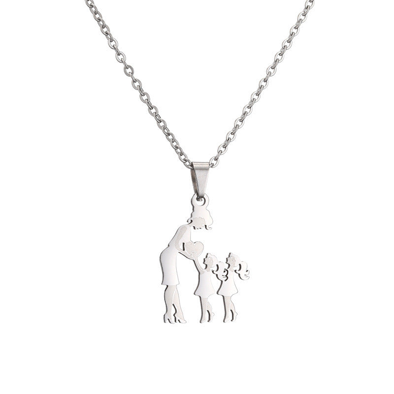 DIY Mother-Daughter Pendant Necklace for Mother's Day LadyShow.Store