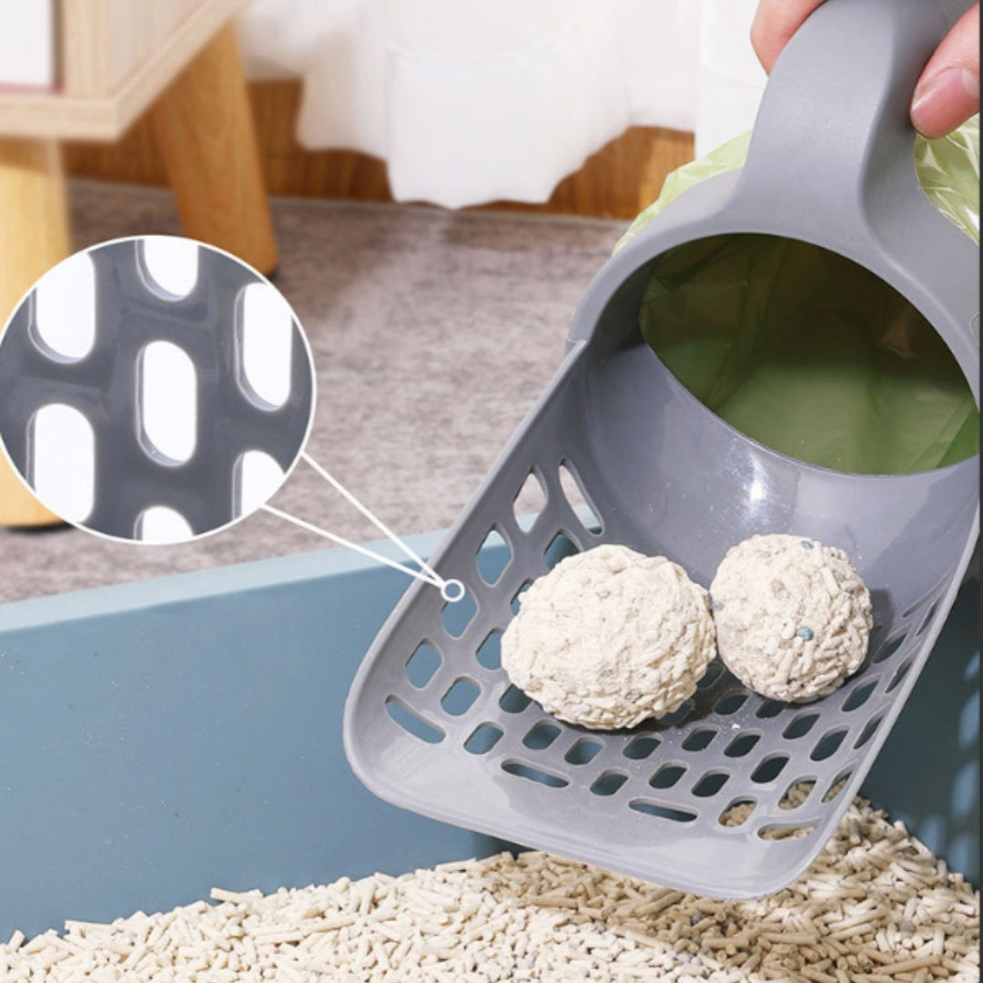Large Capacity Toilet Bucket Portable Removable And Washable Integrated Cat Litter Scoop Pets Fashion