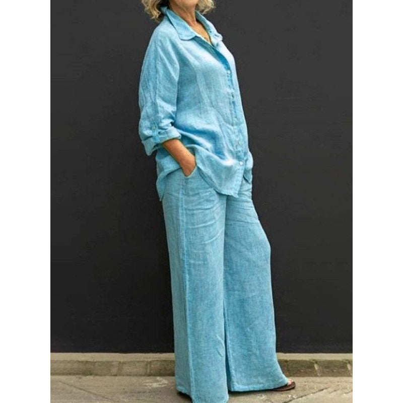 New Womens Shirt Set Casual Urban Outfit NorixaFashion.com
