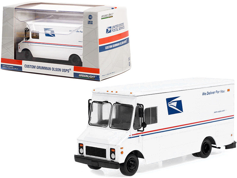 Grumman Olson Custom Delivery Truck White USPS "United States Postal Service" 1/43 Diecast Model by Greenlight LuxuryLifeWay Online Store