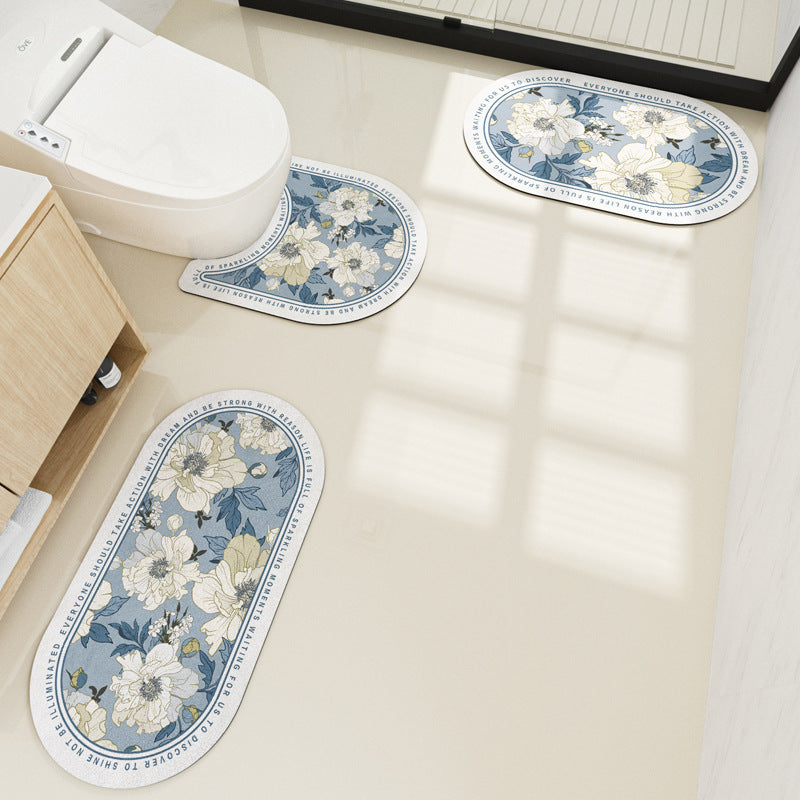 Bathroom Absorbent Non-slip Carpet Floor Mat