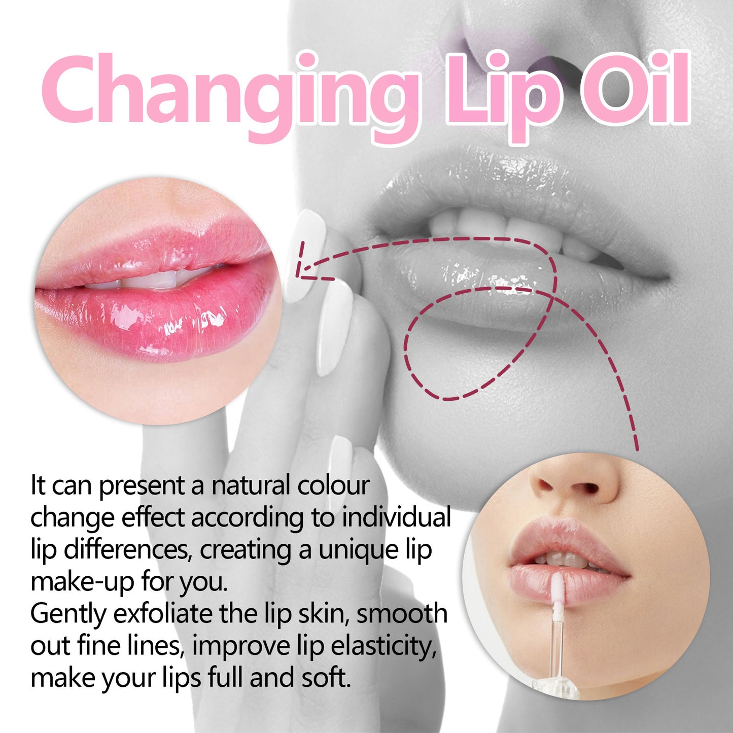 Fade And Smooth Fine Lines Of Lips Nourishing Moisturizing Lip Care Oil Beauty Supplies CJD