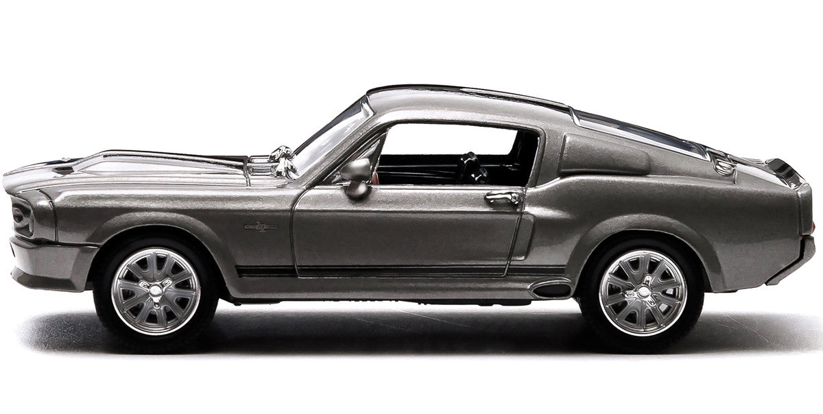 1967 Ford Mustang Custom "Eleanor" Gray Metallic with Black Stripes "Gone in 60 Seconds" (2000) Movie 1/43 Diecast Model Car by Greenlight LuxuryLifeWay Online Store