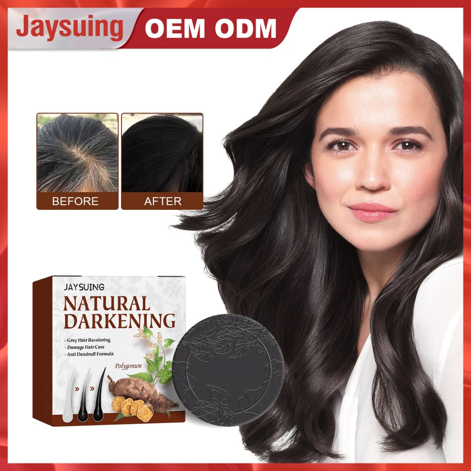 Fo-Ti Hair-Blackening Shampoo Bar Tri Light Beauty