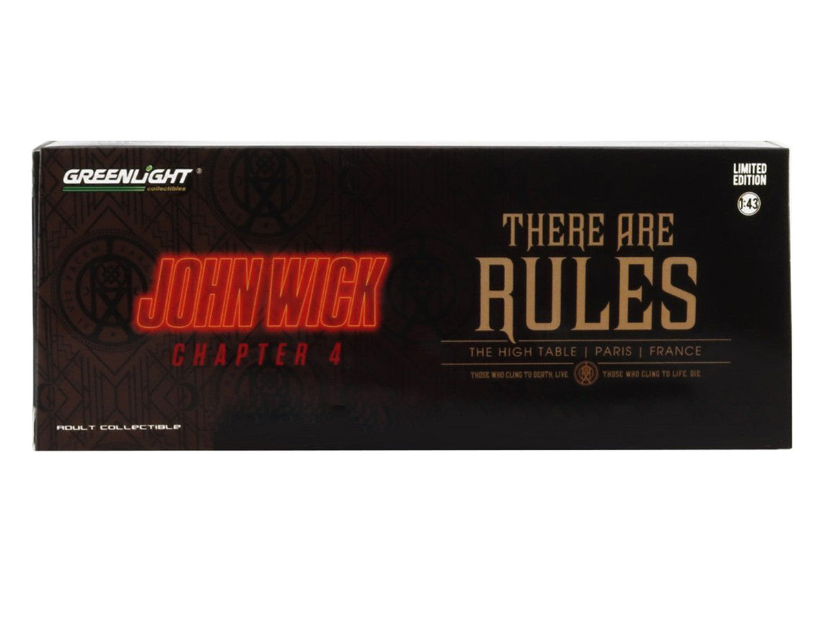 1971 Plymouth Barracuda Black "John Wick: Chapter 4" (2023) Movie "Hollywood" Series 1/43 Diecast Model Car by Greenlight LuxuryLifeWay Online Store