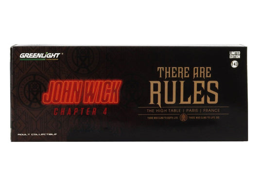 1971 Plymouth Barracuda Black "John Wick: Chapter 4" (2023) Movie "Hollywood" Series 1/43 Diecast Model Car by Greenlight LuxuryLifeWay Online Store