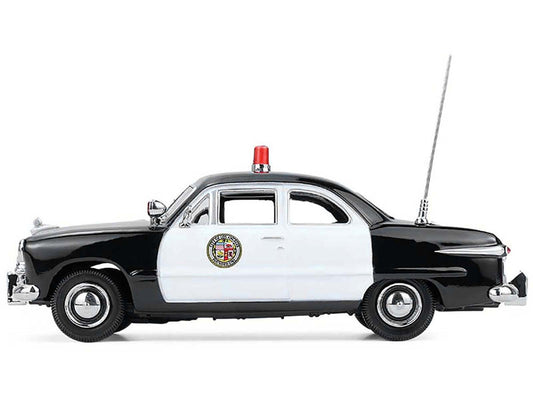 1949 Ford Custom Police Car "LAPD (Los Angeles Police Department)" Black and White 1/43 Diecast Model Car by Greenlight LuxuryLifeWay Online Store