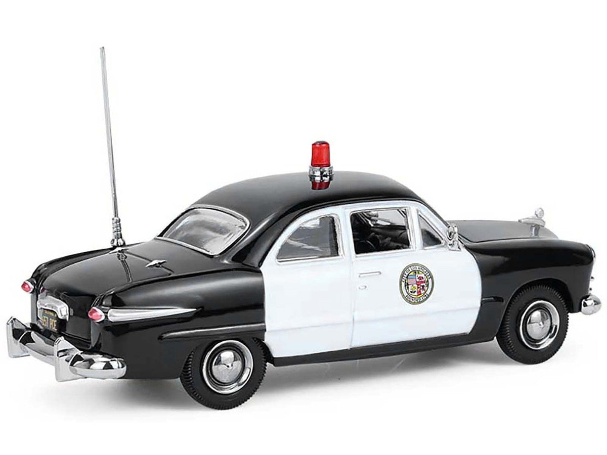 1949 Ford Custom Police Car "LAPD (Los Angeles Police Department)" Black and White 1/43 Diecast Model Car by Greenlight LuxuryLifeWay Online Store