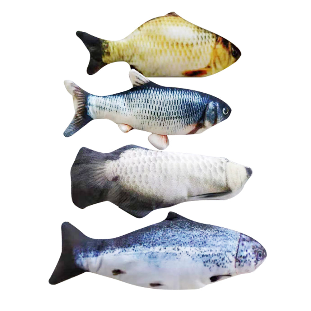 Without Cat Nip Version - Electric Jumping Fish Simulation Electric Fish Toy Pets Fashion