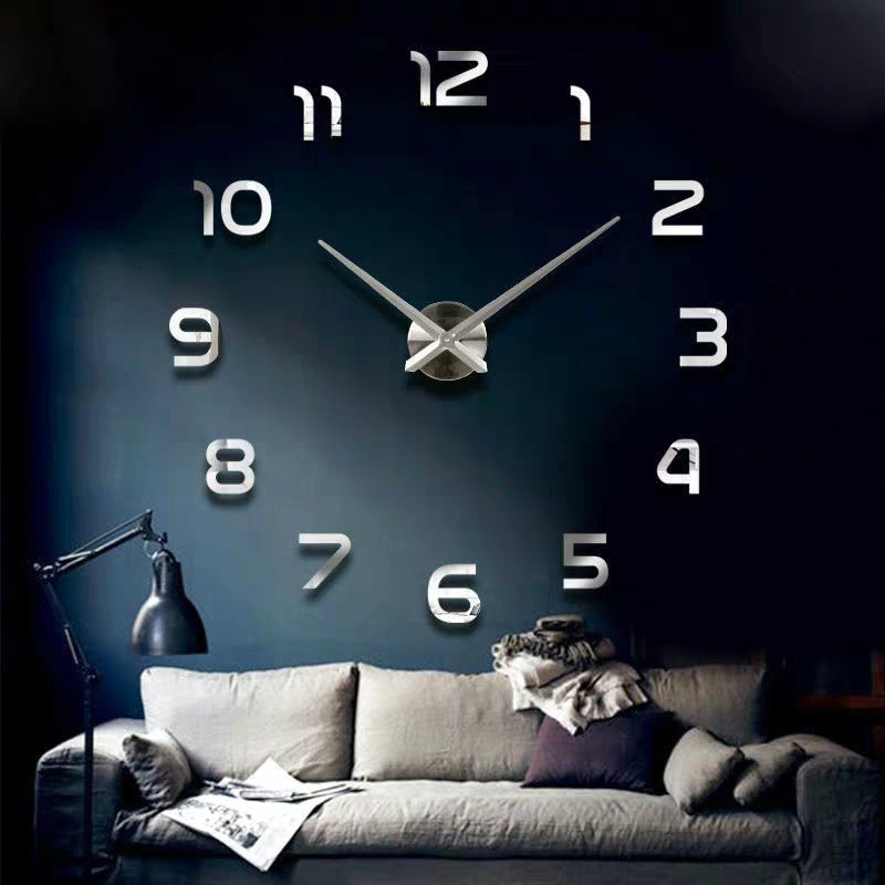 Creative Diy Clock Wall Clock Living Room Home PearlNestDecor.com