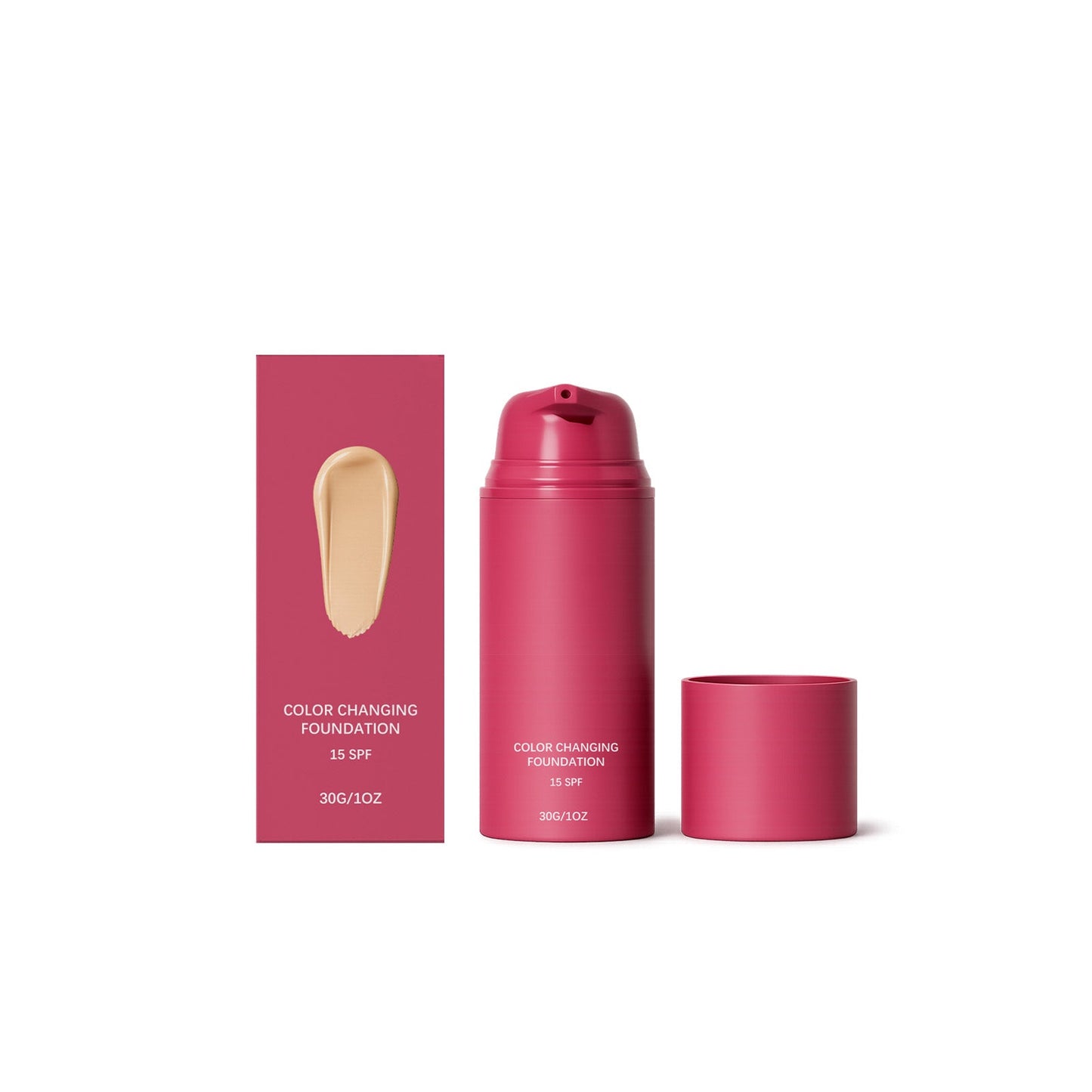 Thermo-responsive Color Adjusting Foundation Natural Shade Tri Light Beauty