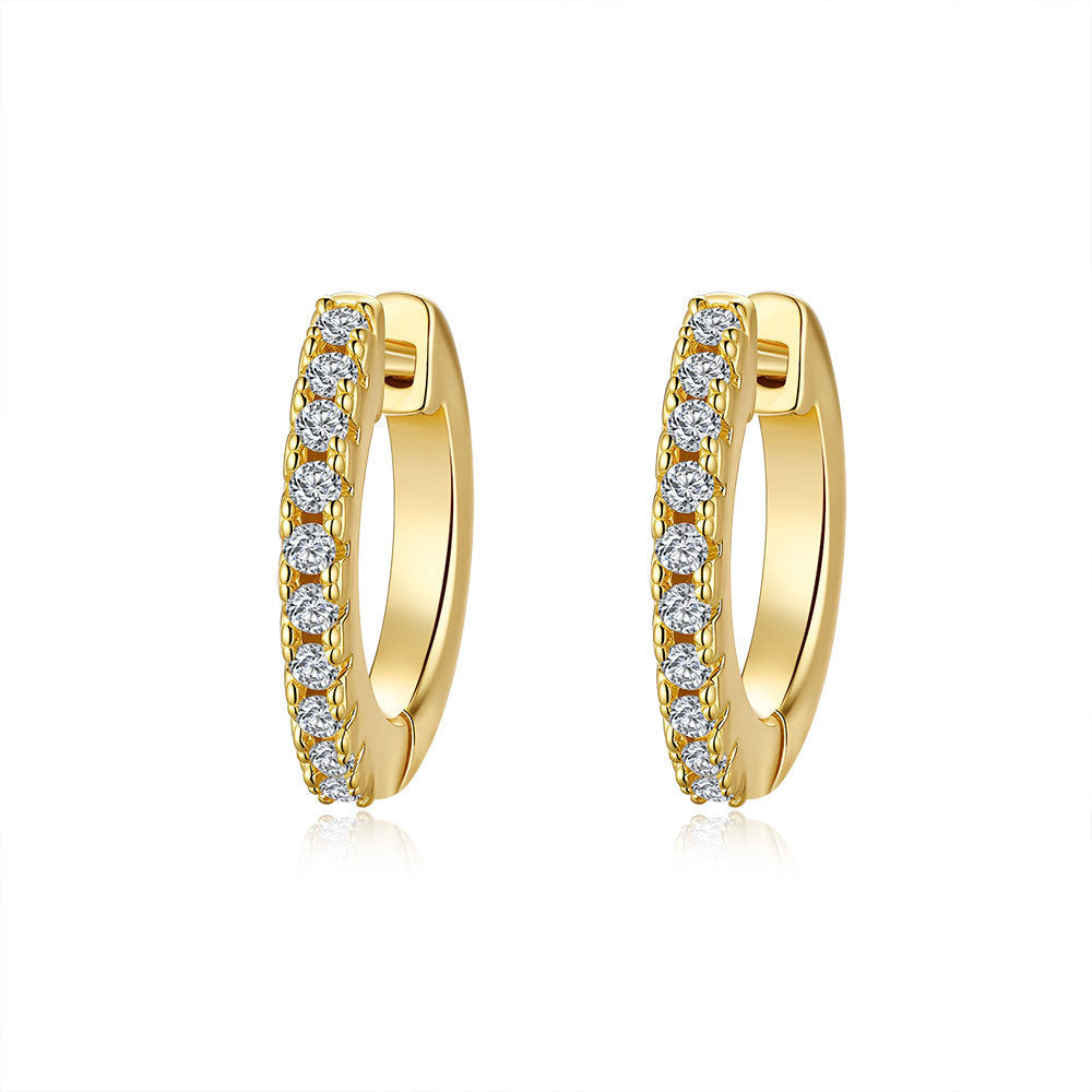 S925 Silver Moissanite Stud Earrings LadyShow.Store