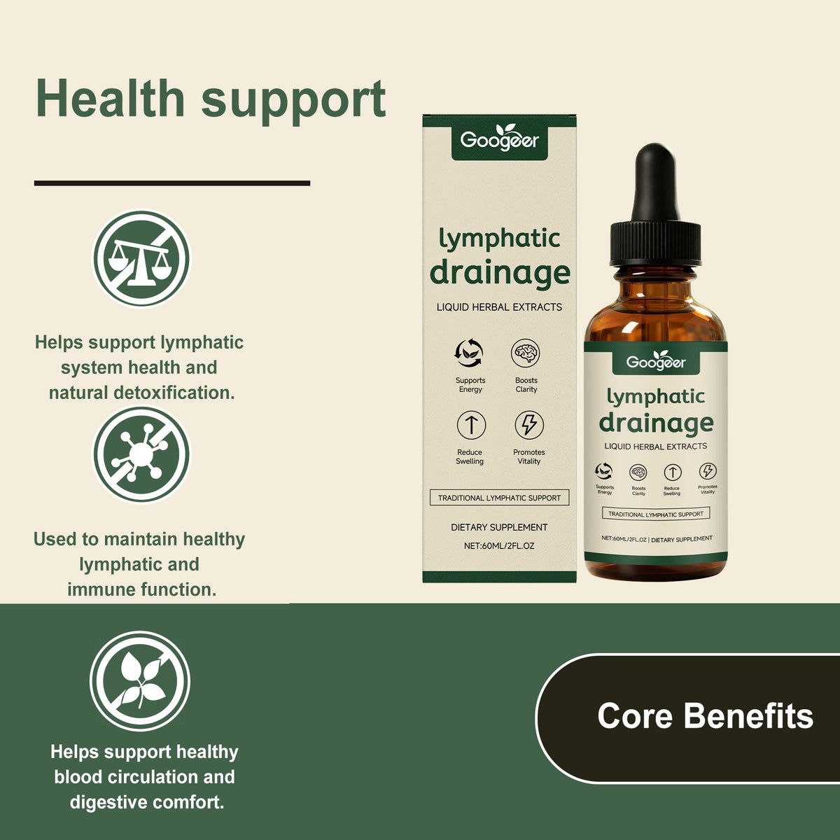Lymph Health Support Drops Tri Light Beauty