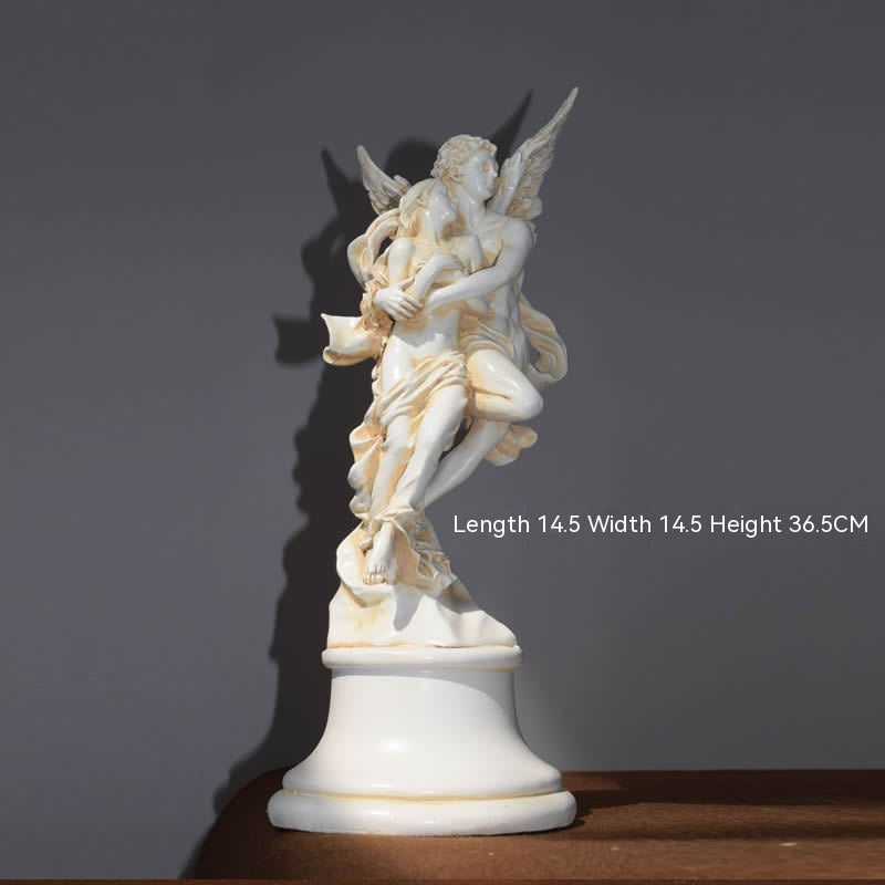 Greek Athena Goddess Sculpture Resin Decorations PearlNestDecor.com