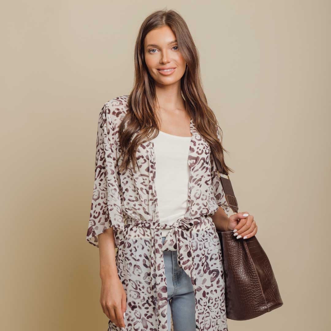 Blake Shoulder Bag -Chocolate Croc LadyShow.Store