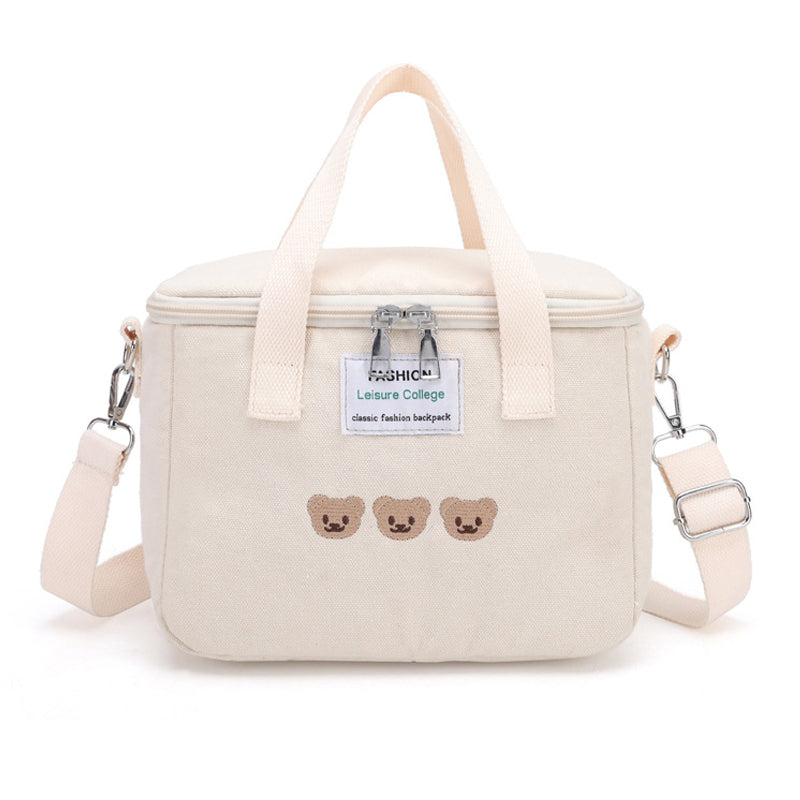 Waterproof Mother-Child Bag with Embroidered Bear Design Pi-Mart