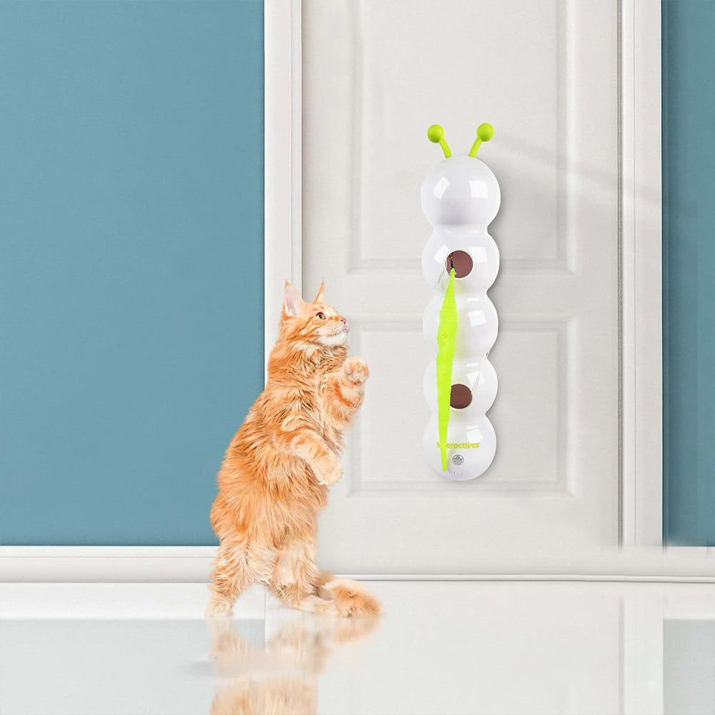 Smart Interactive Cat Toy  With Moving Tail Motion Activated Rechargeable Pets Fashion