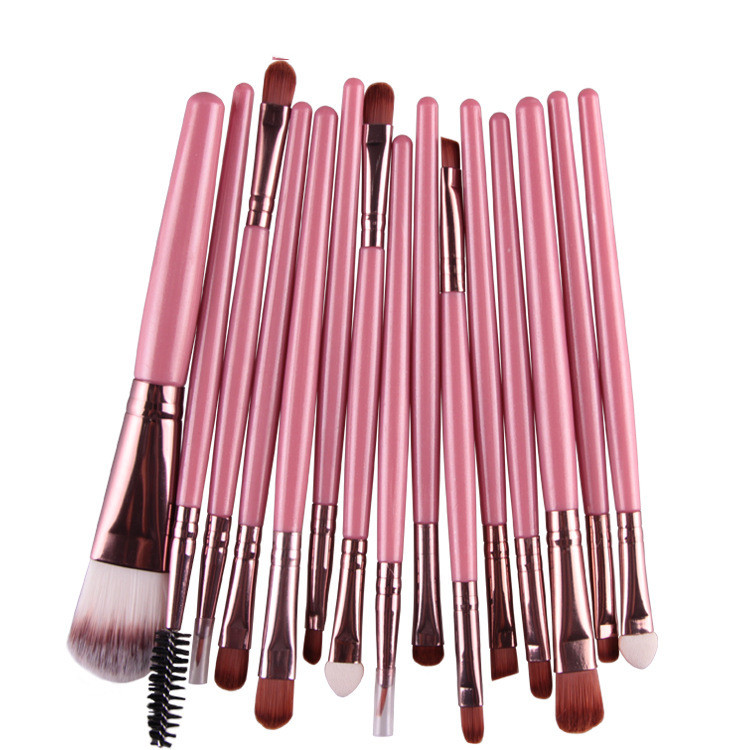 15 Pieces Makeup Brush Set LadyShow.Store