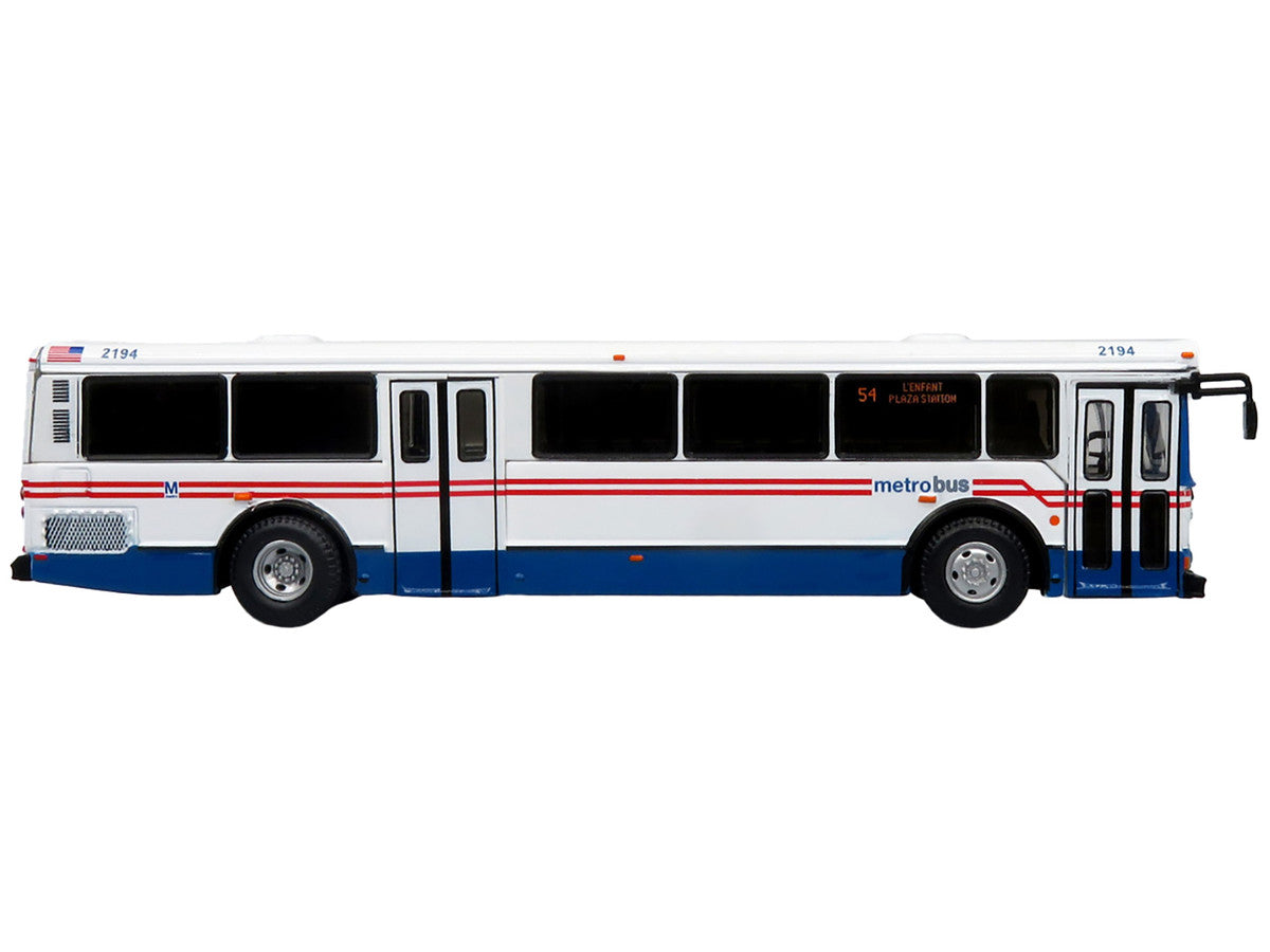 2006 Orion V Transit Bus WMATA Washington "54 L'Enfant Plaza Station" Limited Edition "The Vintage Bus and Motorcoach Collection" 1/87 (HO) Diecast Model by Iconic Replicas LuxuryLifeWay Online Store