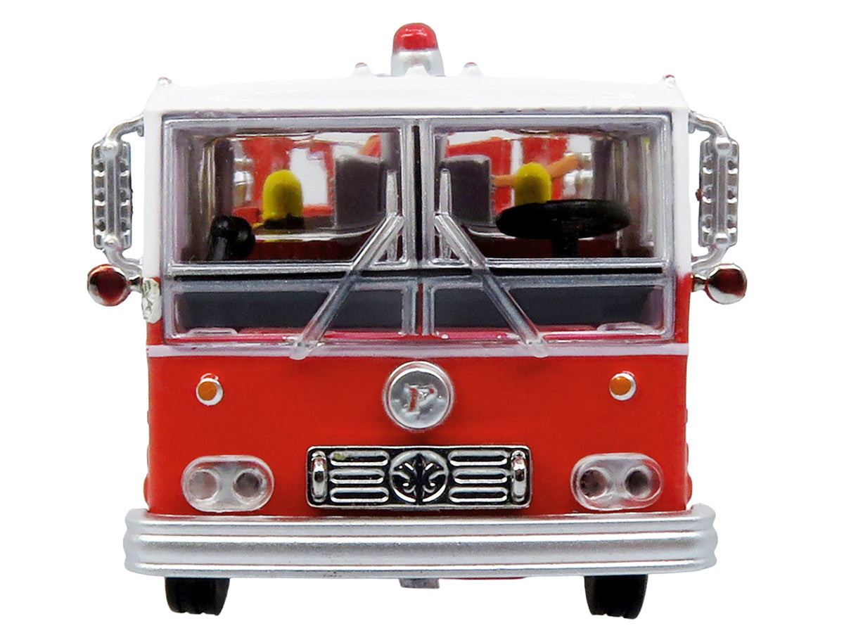 1974 Ward LaFrance Fire Engine "San Francisco Fire Department – Engine 31" Red with White Top "5 Alarm" Series Limited Edition 1/87 (HO) Diecast Model by Iconic Replicas LuxuryLifeWay Online Store