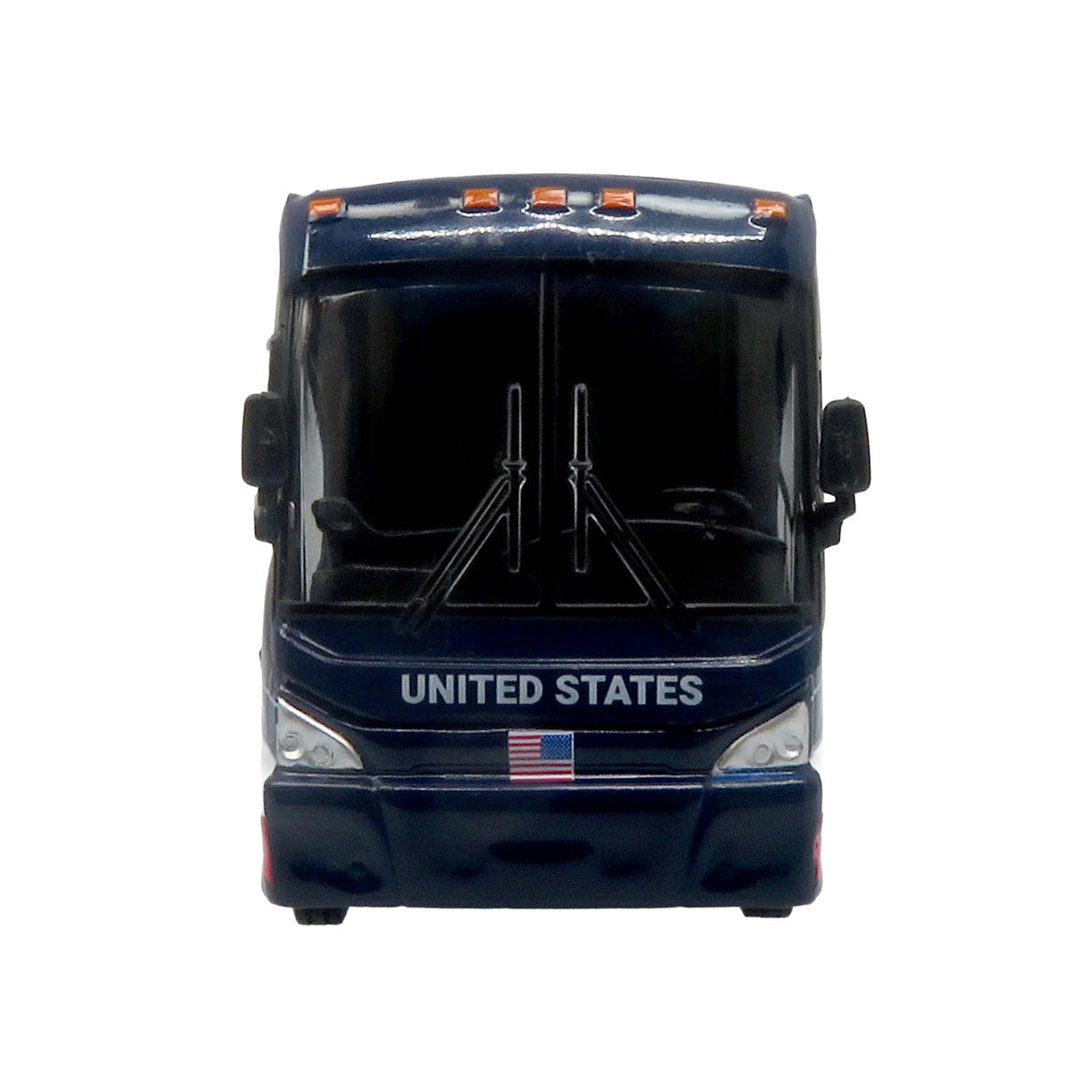 MCI J4500 Coach Bus "United States National Soccer Team" Dark Blue with Graphics "International Federation of the Global Game" Series Limited Edition to 504 pieces Worldwide 1/87 (HO) Diecast Model by Iconic Replicas LuxuryLifeWay Online Store