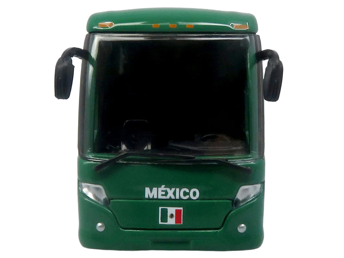 Scania Touring HD Coach Bus "Mexico National Football Team" Green with Graphics "International Federation of the Global Game" Series Limited Edition to 504 pieces Worldwide 1/87 (HO) Diecast Model by Iconic Replicas LuxuryLifeWay Online Store