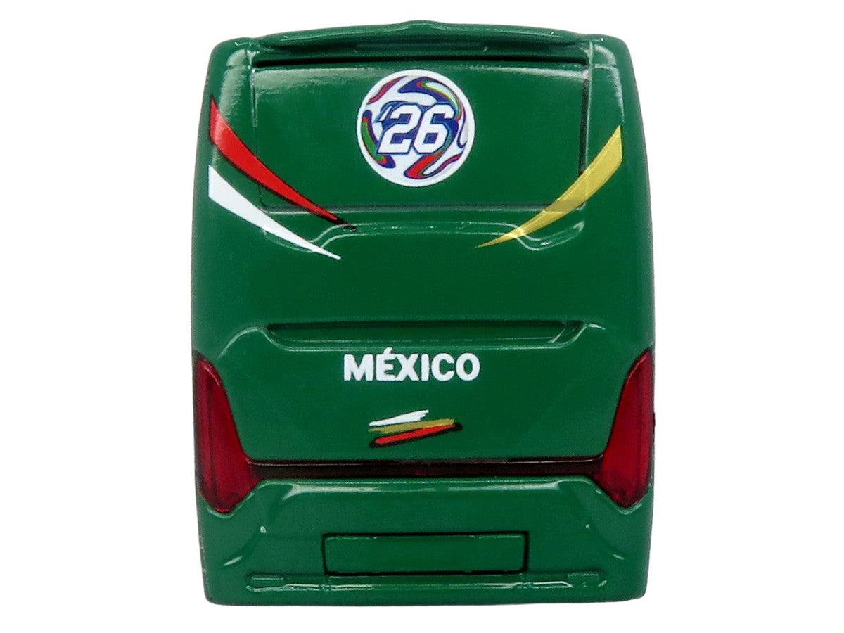 Scania Touring HD Coach Bus "Mexico National Football Team" Green with Graphics "International Federation of the Global Game" Series Limited Edition to 504 pieces Worldwide 1/87 (HO) Diecast Model by Iconic Replicas LuxuryLifeWay Online Store