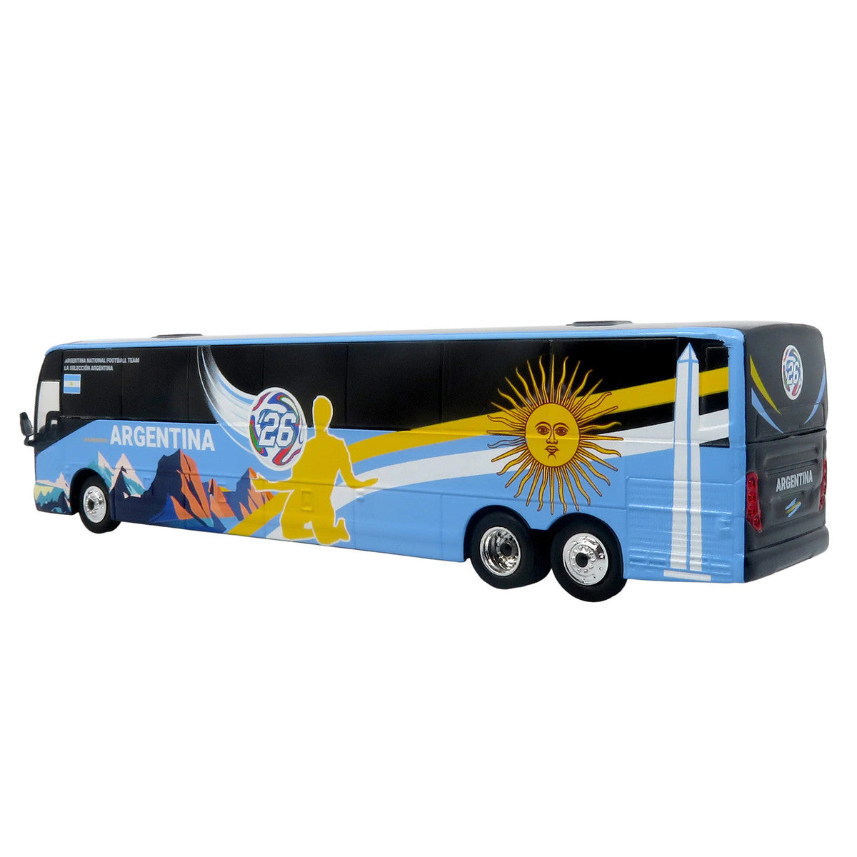 Prevost X3-45 Coach Bus "Argentina National Football Team" Blue with Graphics "International Federation of the Global Game" Series Limited Edition to 504 pieces Worldwide 1/87 (HO) Diecast Model by Iconic Replicas LuxuryLifeWay Online Store
