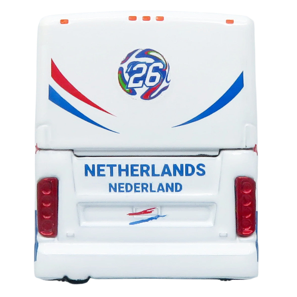 Van Hool CX-45 Coach Bus "Netherlands National Football Team" White with Graphics "International Federation of the Global Game" Series Limited Edition to 504 pieces Worldwide 1/87 (HO) Diecast Model by Iconic Replicas LuxuryLifeWay Online Store