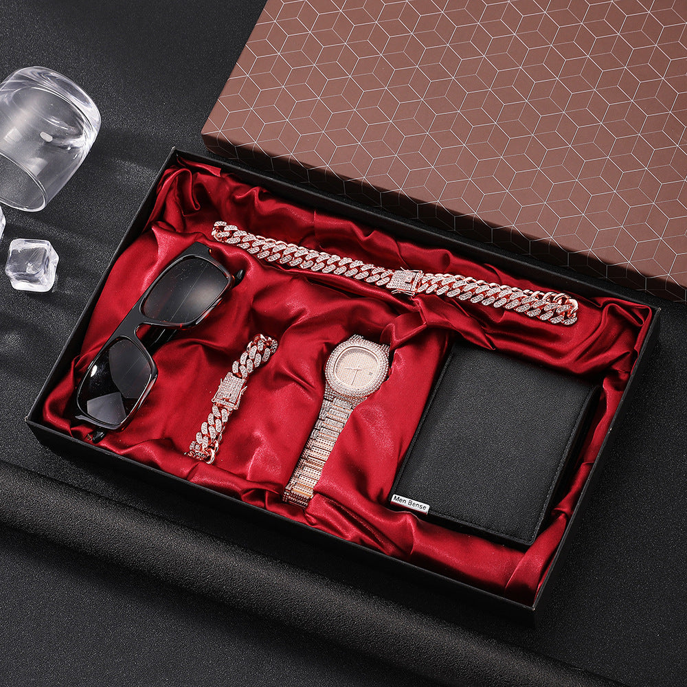 5-piece Men's Watch Gift Box Set LuxuryLifeWay Online Store