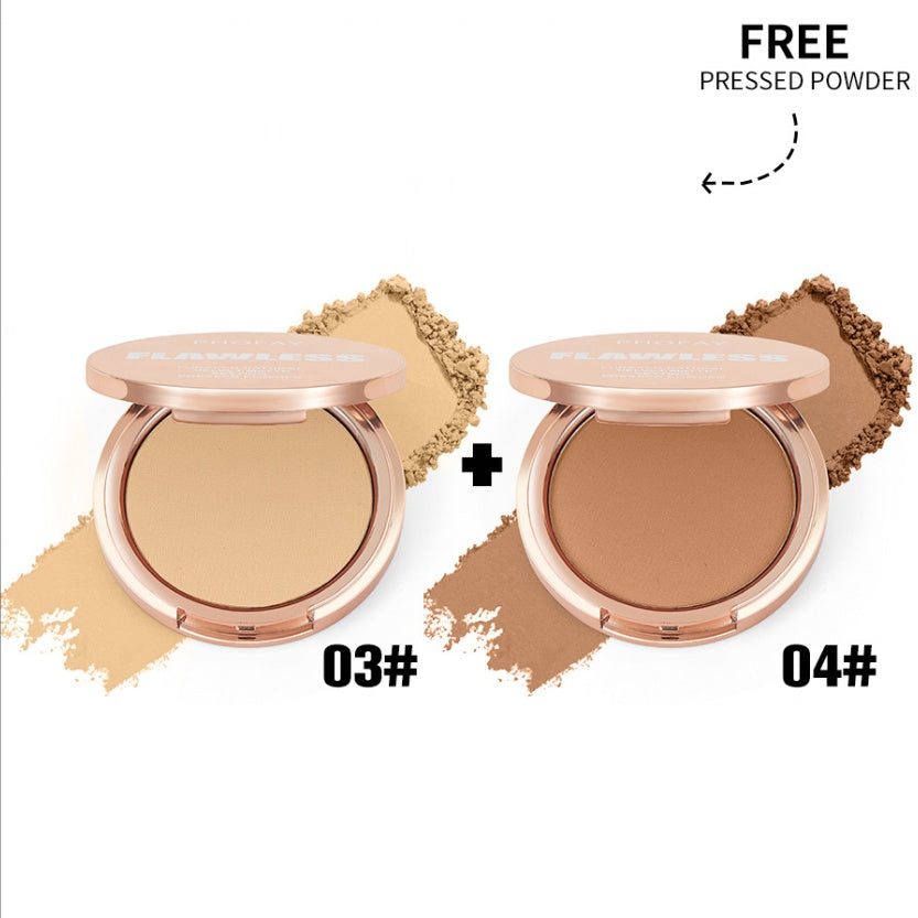 PHOFAY Matte Setting Pressed Powder LadyShow.Store