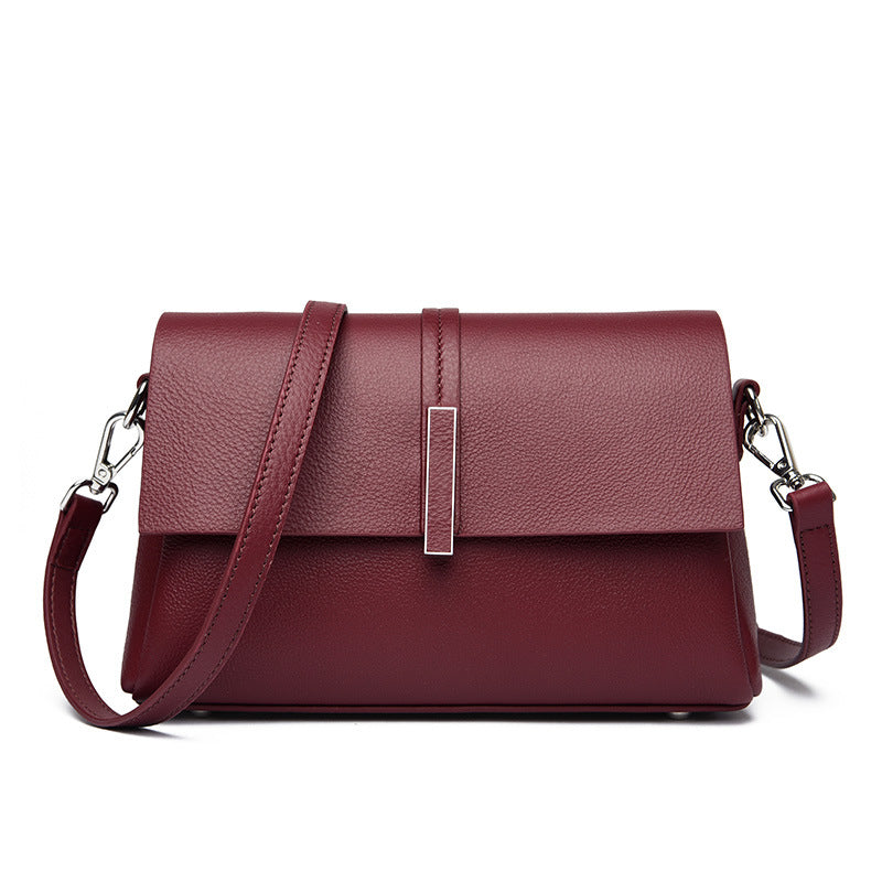 Women's Cowhide Tote Bag Simple Shoulder Messenger Bag LadyShow.Store