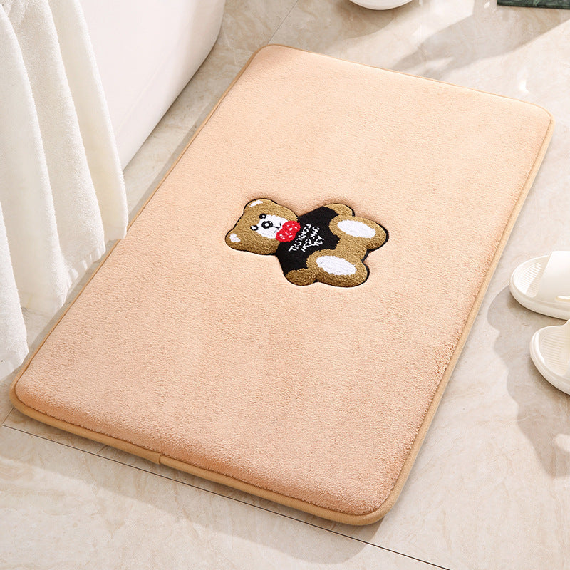 Absorbent Non-slip Living Room Bathroom Floor Mat