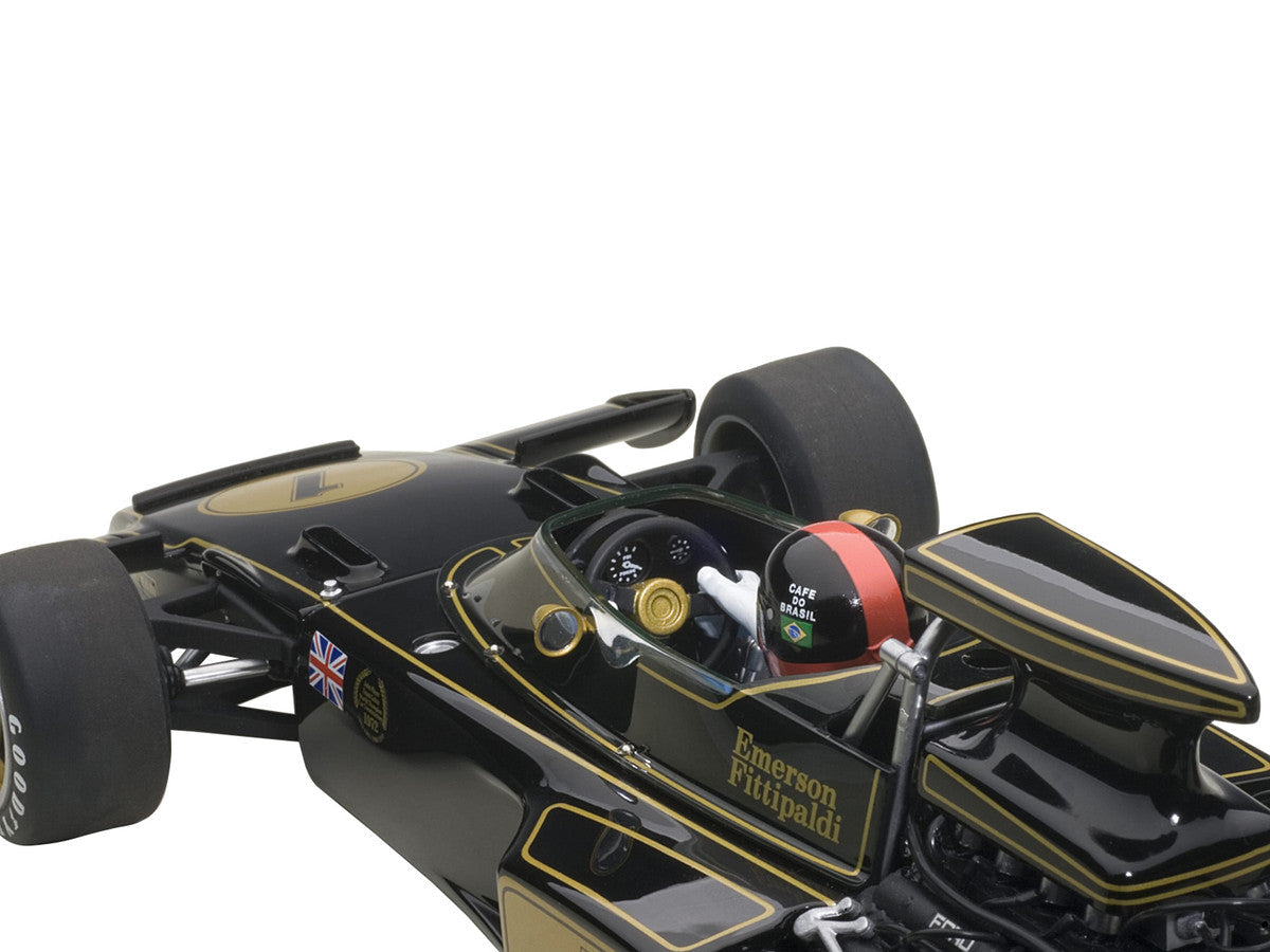 Lotus 72E 1973 Emerson Fittipaldi #1 with Driver Figure in Cockpit 1/18 Model Car by Autoart LuxuryLifeWay Online Store