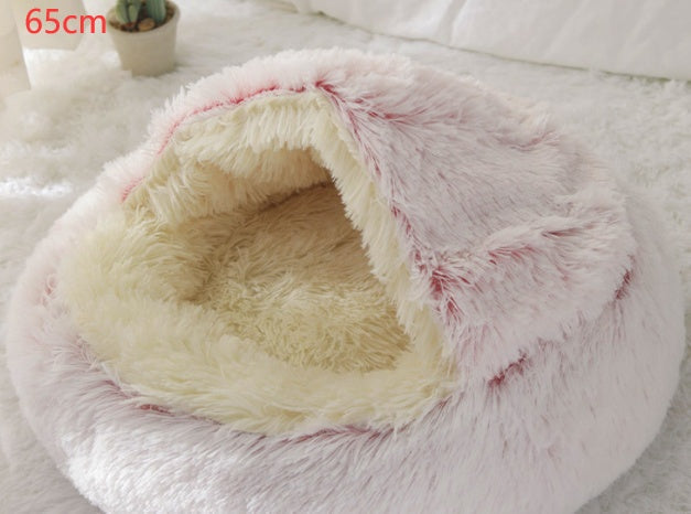 2-in-1 Plush Pet Bed Pets Fashion