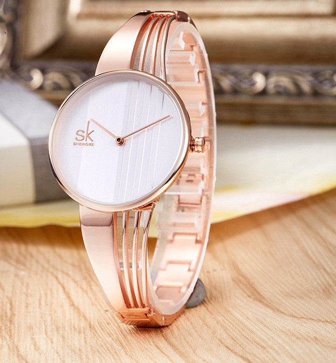 Rhinestone watch earring necklace