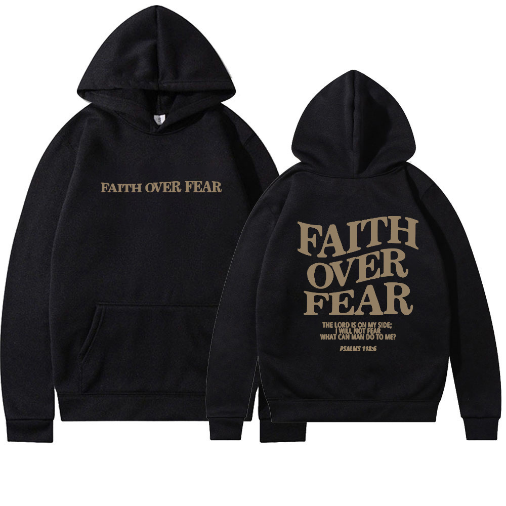 Faith Over Fear Hoodie LadyShow.Store