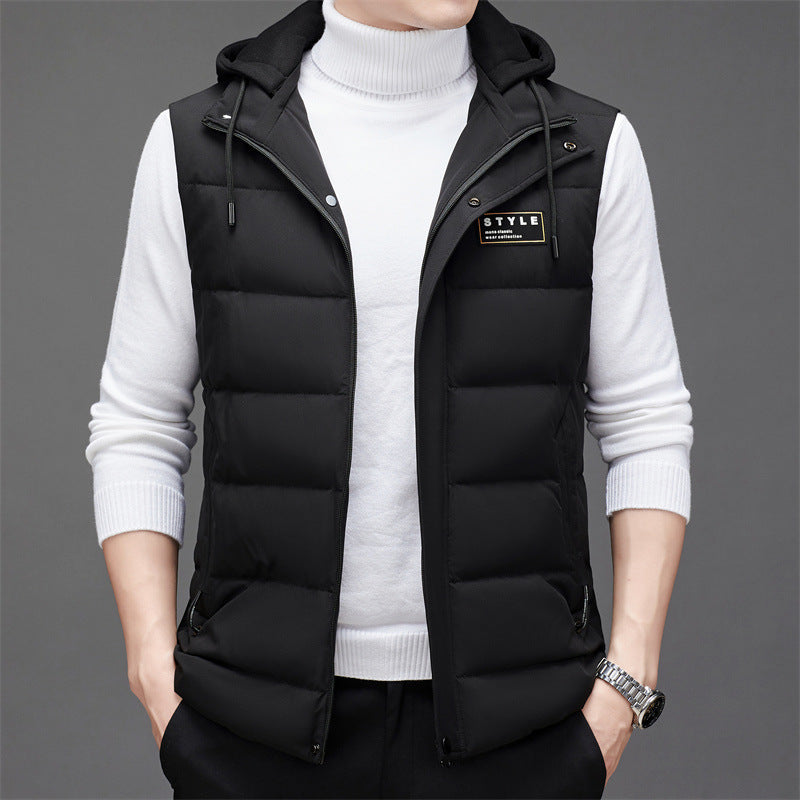 Men's Fashion Vest Versatile Down Jacket Best YouTube Store