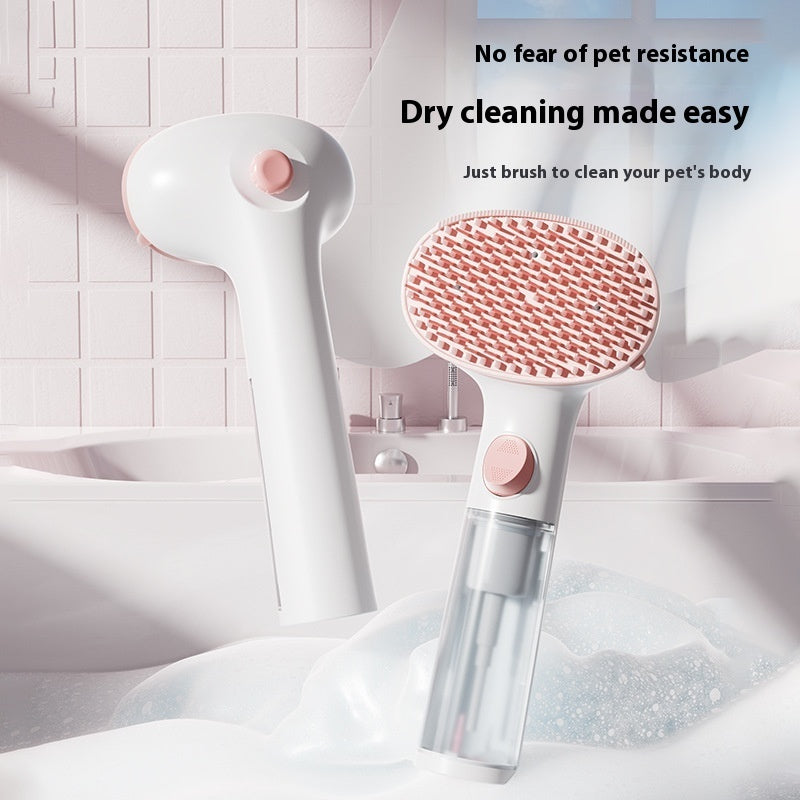 3 In 1 Pet Steam Brush Pet Cleaning Adjustable Comb Wash-free Comb Hair Removal Grooming Supplies Pets Accessories Pets Fashion