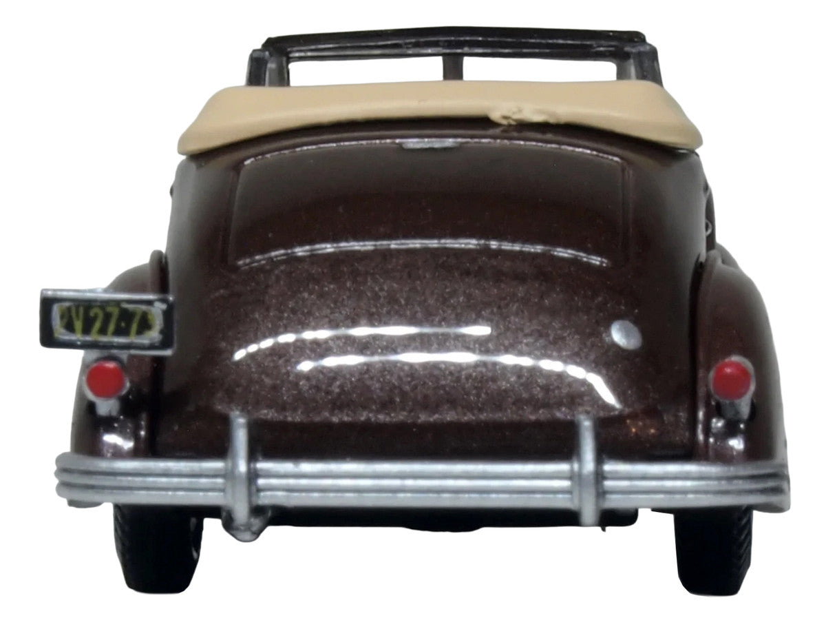 1936 Buick Special Convertible Bengal Brown Metallic 1/87 (HO) Scale Diecast Model Car by Oxford Diecast LuxuryLifeWay Online Store