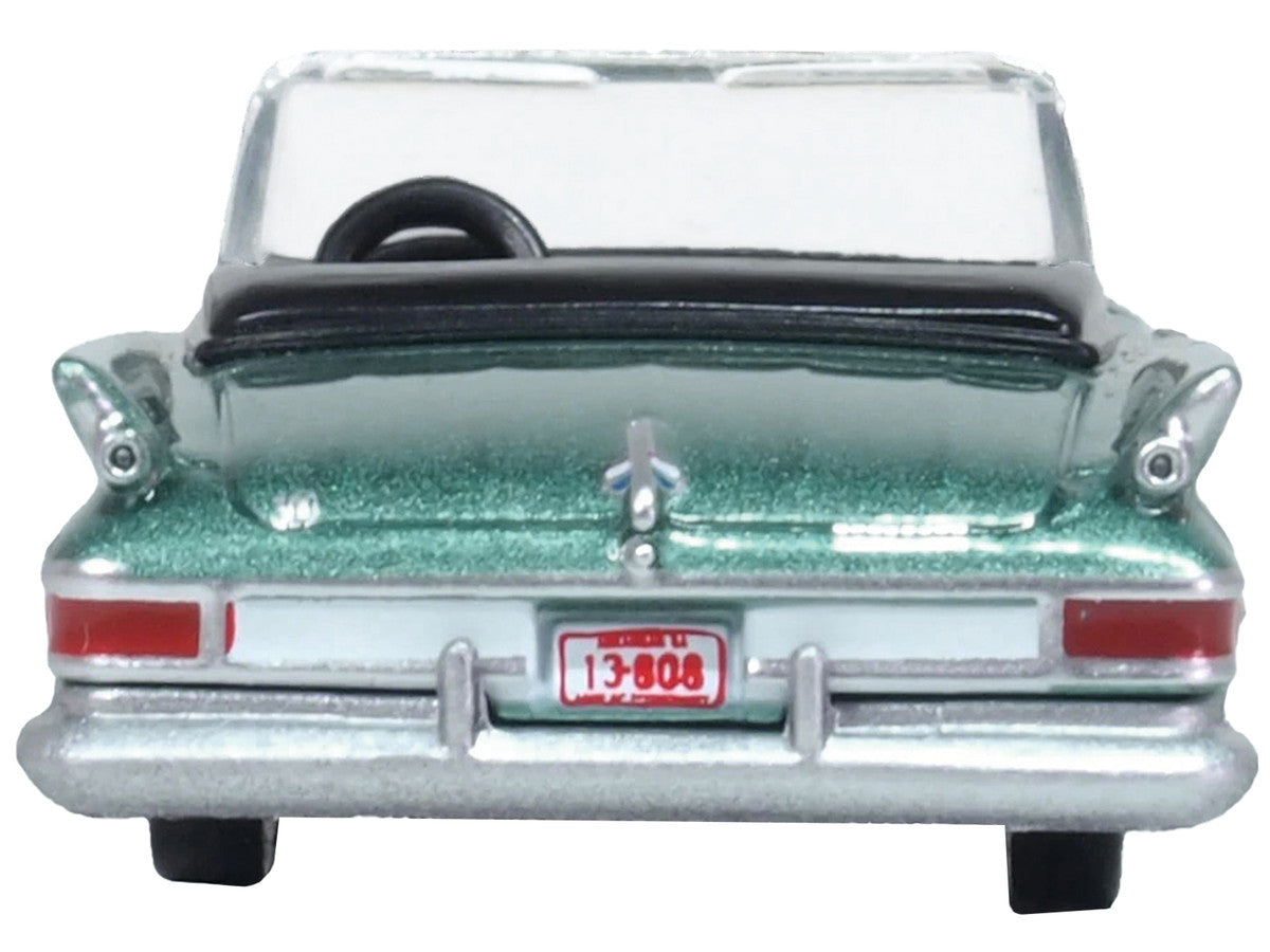 1961 Chrysler 300 Convertible Pinewood Green Metallic 1/87 (HO) Scale Diecast Model Car by Oxford Diecast LuxuryLifeWay Online Store