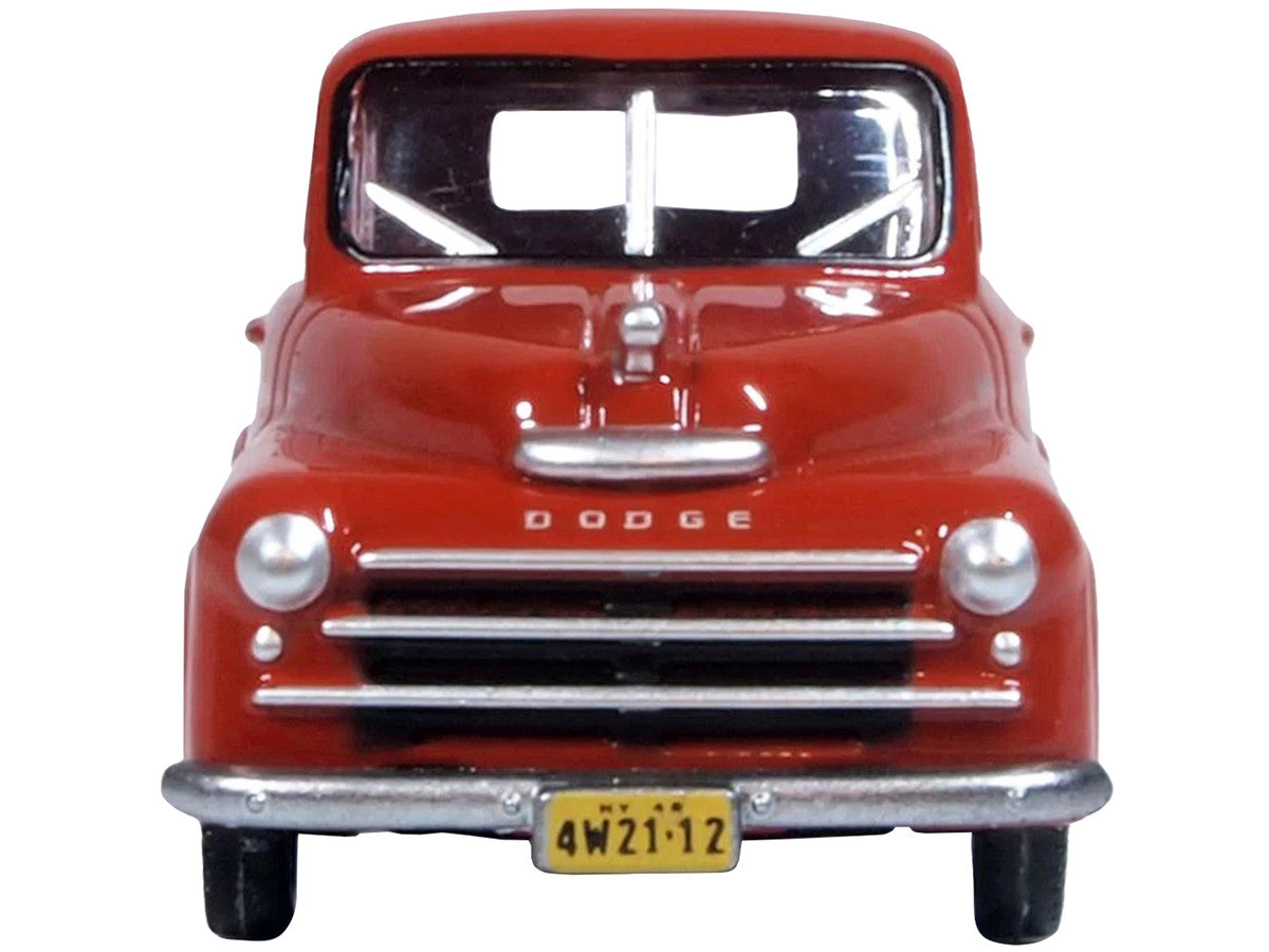 1948 Dodge B-1B Pickup Truck Red 1/87 (HO) Scale Diecast Model Car by Oxford Diecast LuxuryLifeWay Online Store