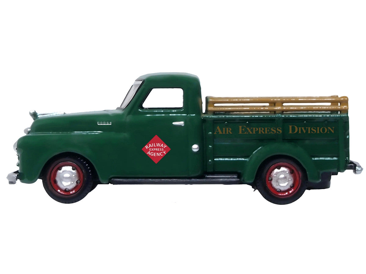 1948 Dodge B-1B Pickup Truck Green "Railway Express Agency" 1/87 (HO) Scale Diecast Model Car by Oxford Diecast LuxuryLifeWay Online Store