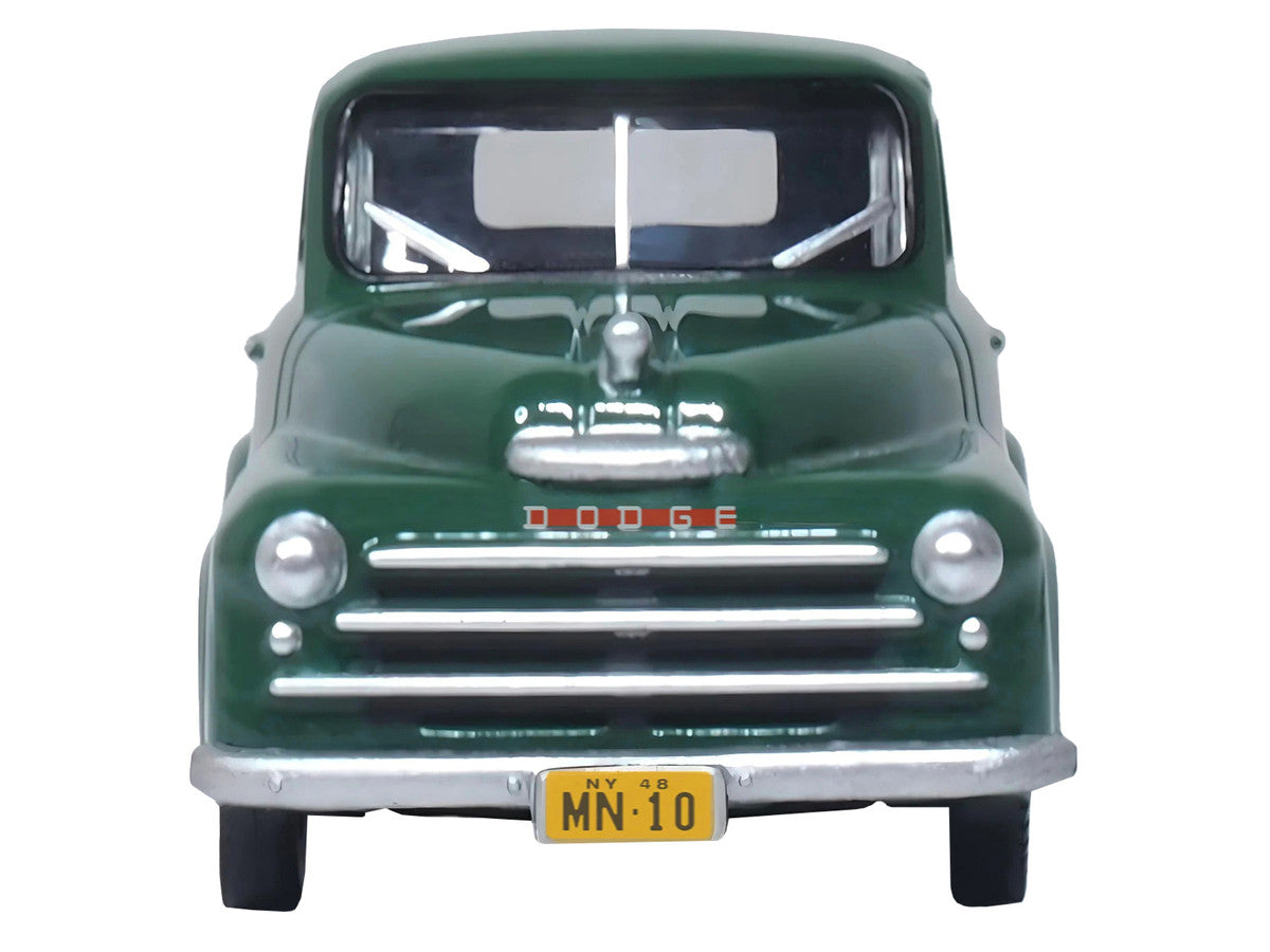 1948 Dodge B-1B Pickup Truck Green "Railway Express Agency" 1/87 (HO) Scale Diecast Model Car by Oxford Diecast LuxuryLifeWay Online Store