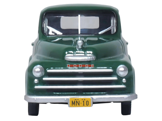 1948 Dodge B-1B Pickup Truck Green "Railway Express Agency" 1/87 (HO) Scale Diecast Model Car by Oxford Diecast LuxuryLifeWay Online Store