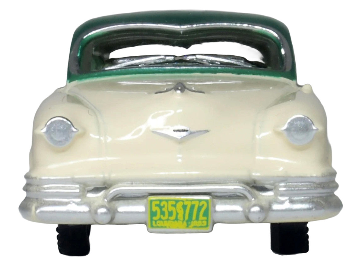 1953 Kaiser Manhattan Stardust Ivory with Jade Green Metallic Top 1/87 (HO) Scale Diecast Model Car by Oxford Diecast LuxuryLifeWay Online Store