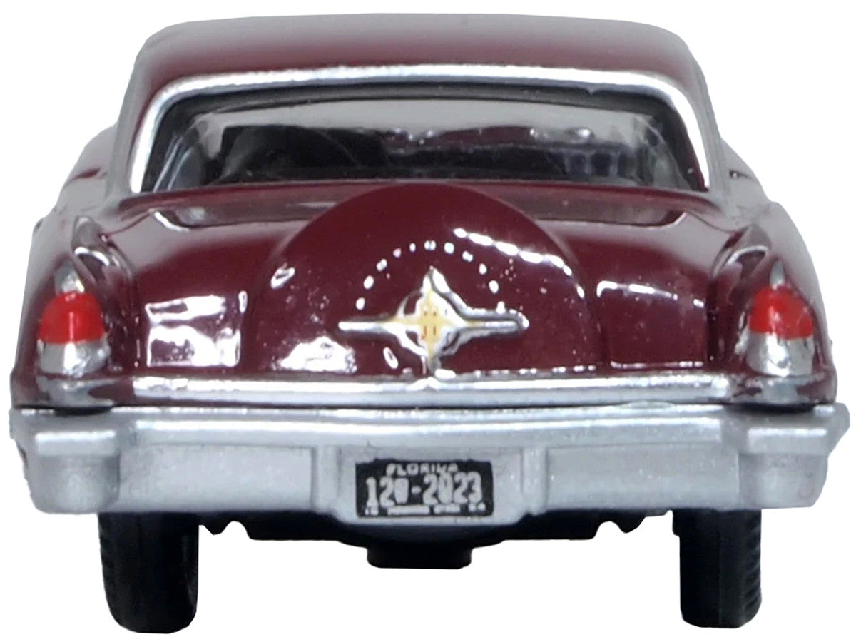 1956 Lincoln Continental Mark II Dark Red 1/87 (HO) Scale Diecast Model Car by Oxford Diecast LuxuryLifeWay Online Store